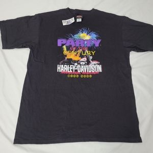 Vintage NWT Harley-Davidson 2003 "THE PARTY OF THE CENTURY" Shirt Men's Size XL